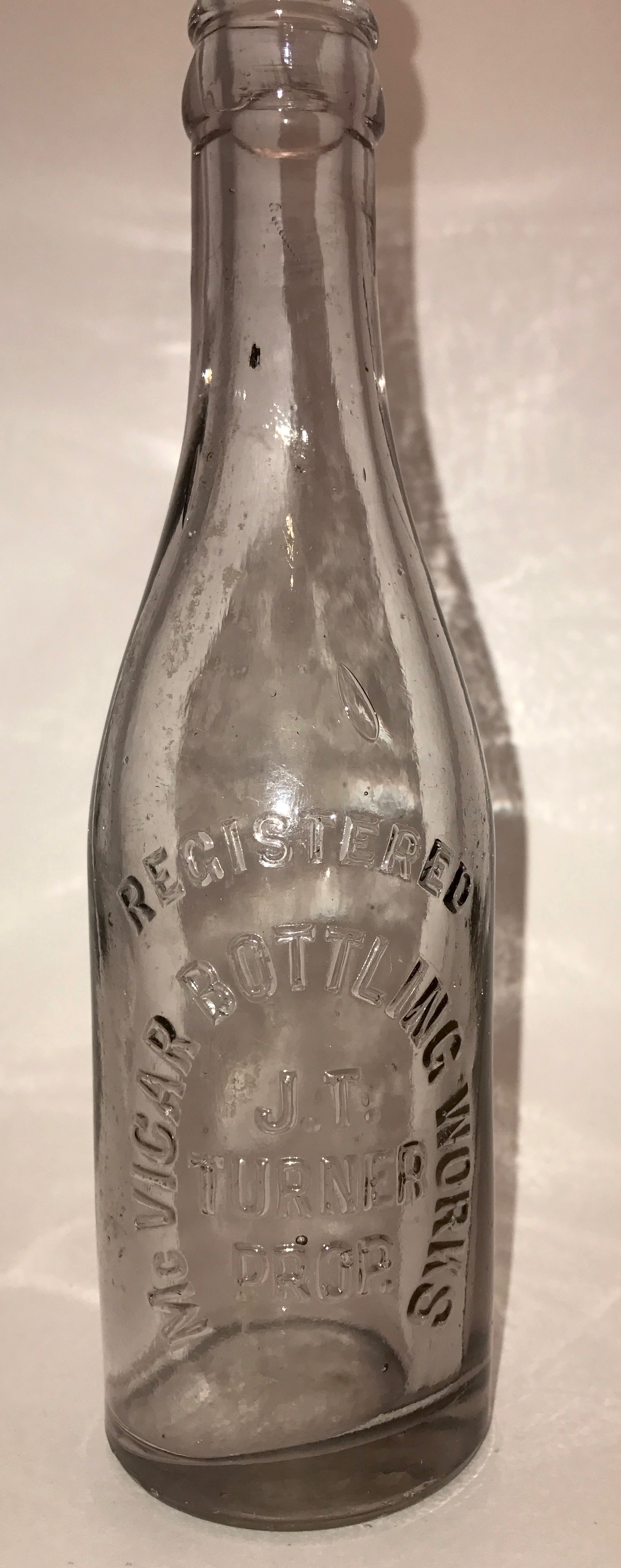 Mc Vigar Bottling Works Denver Colorado Bottle 1899-1905 – Caribou Antiques
