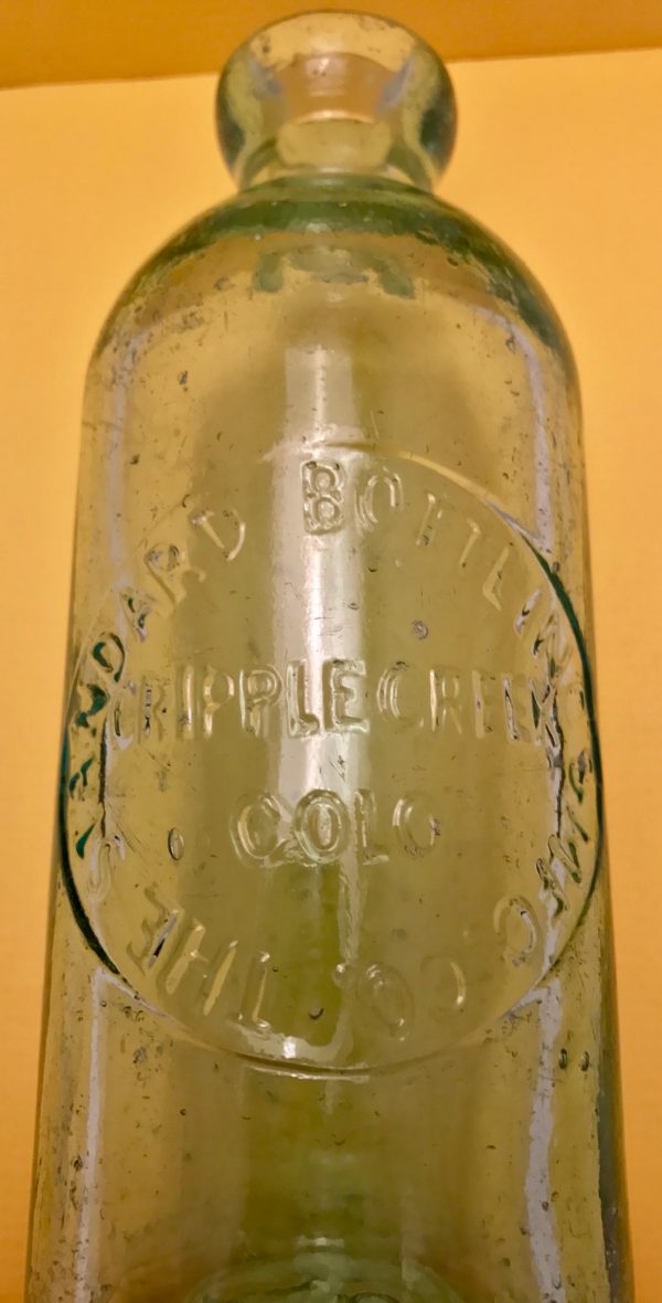 The Standard Bottling & Manufacturing Company Cripple Creek Bottle 1898