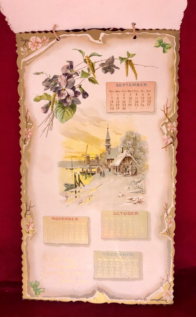 The Tennyson Calendar For 1902 No 102 Full Year Caribou Antiques